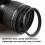 Schwarzes Aluminium 77-82mm Filteradapter-Ring Step-Up 4