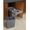 Charles Bentley Charles Bentley Pull Out Kitchen Cupboard Bin 40L Capacity - Recycling Multi Compartment Odour Preventing Lid 3