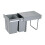 Charles Bentley Charles Bentley Pull Out Kitchen Cupboard Bin 40L Capacity - Recycling Multi Compartment Odour Preventing Lid 4