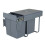 Charles Bentley Charles Bentley Pull Out Kitchen Cupboard Bin 40L Capacity - Recycling Multi Compartment Odour Preventing Lid 5