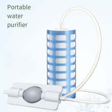 Waterfilter voor Kamperen en Overleving, Geschikt voor Noodgevallen in de Buitenlucht, Veiligheidswaterfilter voor Kamperen en Wandelen