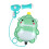 Children's 2000ML Plastic Water Shooting Backpack Toy for Outdoor Beach 12