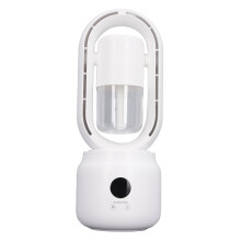 Bladeless Desktop Fan with Humidifier, 3-Speed, 350ml Tank