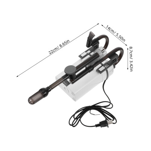 White Silent Canister Filter Slim External Pump for Aquarium Use 2