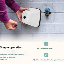 Outdoor Faucet Covers for Winter, Freeze Protection, Reusable Insulated Spigot Covers