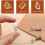 20Pcs Suture Positioning Needles,2 Size Leather Hand Sewing Position, Leathercraft Located Needles, Locking Pins Silvery 5