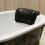 Washable Black PU Bath Cushion Pillow Tub Suction 4