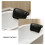 Washable Black PU Bath Cushion Pillow Tub Suction 5