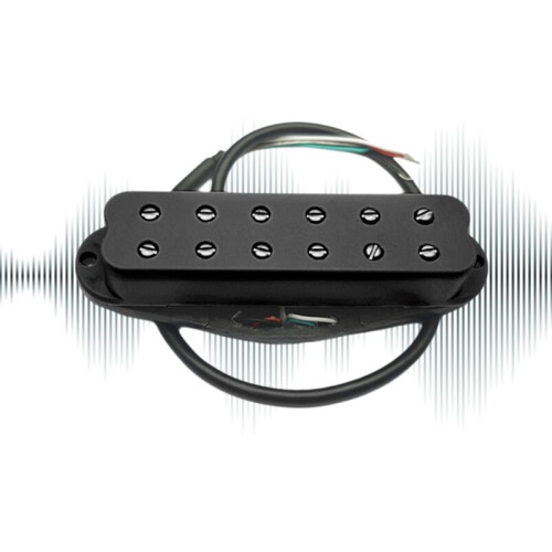 Gitarrpickup Lågt Brus Hög Utgång Dual Coil Enkel Gitarr Pickup Gitarrdelar Svart 2
