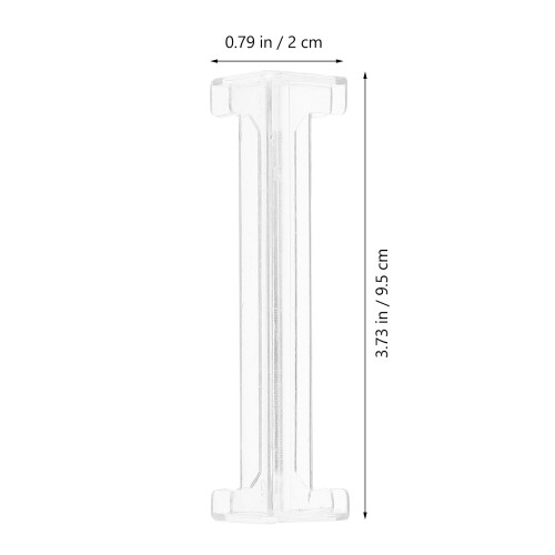 12Pcs Clear Plastic Valance Clips for Blinds Replacement Parts 2