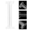 12Pcs Clear Plastic Valance Clips for Blinds Replacement Parts 6