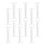 12Pcs Clear Plastic Valance Clips for Blinds Replacement Parts 7
