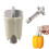 (Creamy White, Bagged) Chili Tomato Corer - Quick Vegetable Tool 4