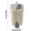 (Creamy White, Bagged) Chili Tomato Corer - Quick Vegetable Tool 6