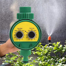 Groene Buitentuin met Elektronische Automatische Waterslang van Kunststof, Irrigatietimer en Kraanwaterslang