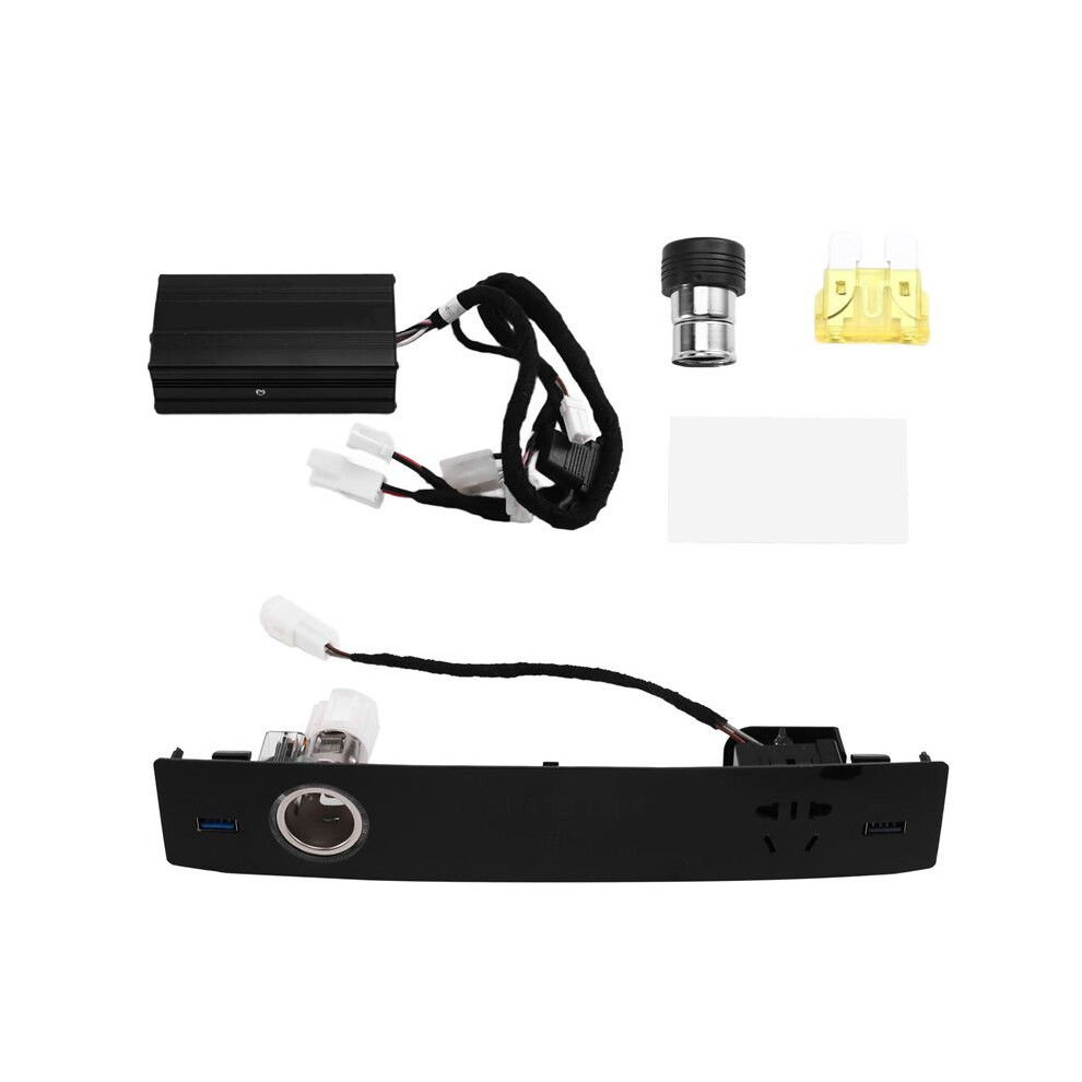 Car Rear Sear Multifuction Usb Socket Port Voltmeter Charger Rocker For Land 200 Lc200 2016-2020 A 6032151737744