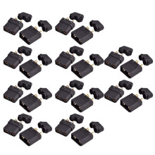 10 Pairs XT90 Bullet Connectors, Black Male & Female Plugs for RC Lipo Batteries ESC Motors