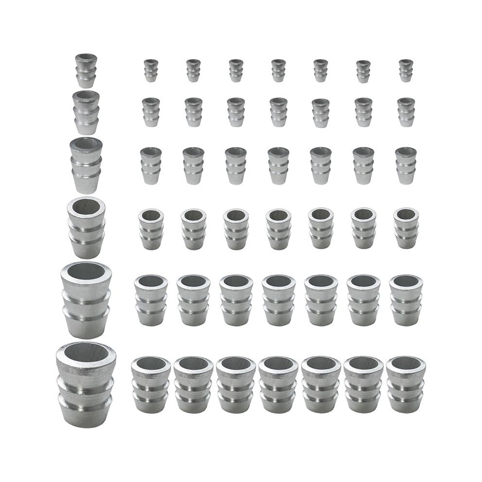 42Pcs Extended Round Axe-Handle Wedge Safety Metal Wedge Hammer Handle Wedges Steel Wedge (6 Sizes) 4712552120315