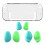For   2 Dockable Split Shell Protective Case Ergonomic Grip Protector Shell Cover with Replace Grips,B 1