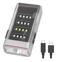 Keychain Light Ultra Bright3300LM Flashlight Rechargeable Built-in Battery Waterproof IPX5 Magnetic Torch