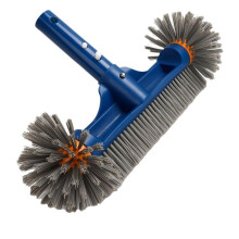 Pool Brush with Round Ends, 13Inch Pool Brush for Cleaning Pool Walls Pool Brush with EZ Clip