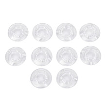 10 pièces de capuchons ABS transparents pour pédale de guitare, diamètre 25 mm