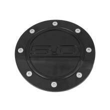 Car Gas Cap Fuel Filler Door Cover for Mustang 2015-2020 Gas Tank Cover Trim Accessories Black