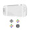 For Switch2 Protective Case+D-Pad Button Cap Clear Shell Split Design Anti-Fall Anti-Scratch Case for  Switch2 B 1