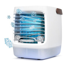 Portable Evaporative Air Cooler - USB-Rechargeable  Swamp Cooler with Humidifier for Indoor and Outdoor Use