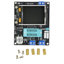 GM328A Transistor Tester Diode Capacitance ESR Voltage Frequency Meter PWM Square Wave Signal Generator Soldering