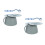 2Pièces Urinal Portable Polyvalent Vert Clair Pour Urgence 7