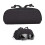 (Black) Shockproof Nylon Eyeglass Case for Outdoor Use 4
