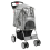 KCT (Cover + Grey Pet Stroller) KCT Hooded Pet Strollers for Small to Medium Sized Pets 2