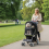 KCT (Black Pet Stroller) KCT Hooded Pet Strollers for Small to Medium Sized Pets 2