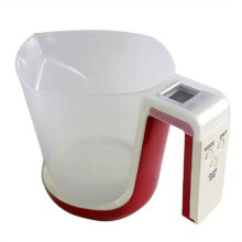 1000ml/5kg Detachable Measuring Tools Baking Milk Powder Brewing Electronic Cup Household Electronic Scales Red