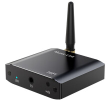 2 in 1 5.3 Audio Receiver Transmitter 3.5mm Aux Wireless Stereo Music Adapter for TV PC Speaker Car Headphones