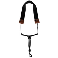 LADE Saxophone Straps Mesh Webbing PU Straps Saxophone Neck Straps Children and Adults Wind Instrument Neck Straps