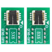 New WSON8/MLF8/MLP8 DFN8 to DIP8 Socket/Adapter 6x5MM and 8x6MM Chip for T48 TL866II RT809F/H CH341A EZP2023