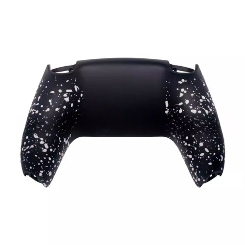 DIY Soft Touch Rear Bottom Shell for PS5 Joystick Game Controller Parts Non-Slip Back Housing Black White