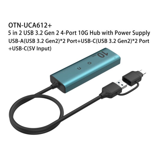 USB C Hub 10Gbps USB 3.2 GEN 2 HUB Multifunctional Adapter Splitter Compatible for PC HUB USB Type C 3.2 HUB 1