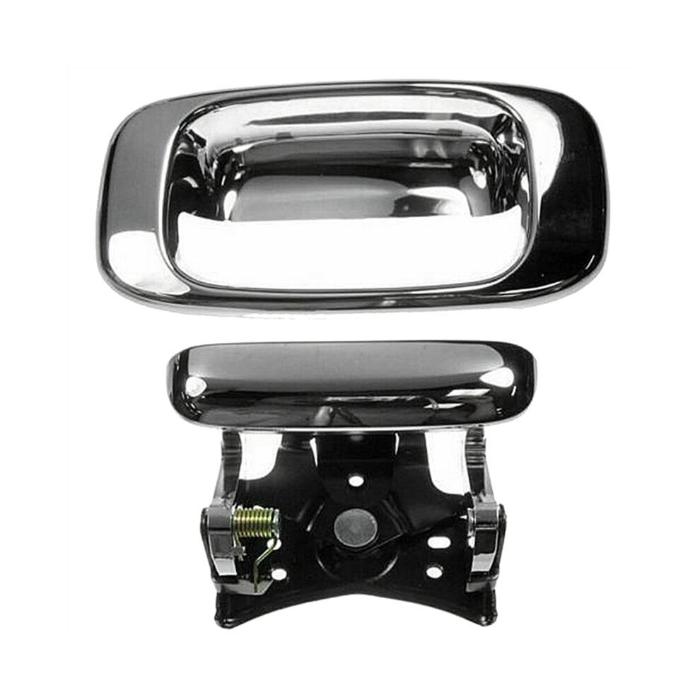 Chroem Rear Tailgate Handle Bezel Set For Chevy Silverado Sierra 1999-2006 15997911 15228539 15228541 15228540 Tauoh