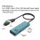 USB C Hub 10Gbps USB 3.2 GEN 2 HUB Multifunctional Adapter Splitter Compatible for PC HUB USB Type C 3.2 HUB 6