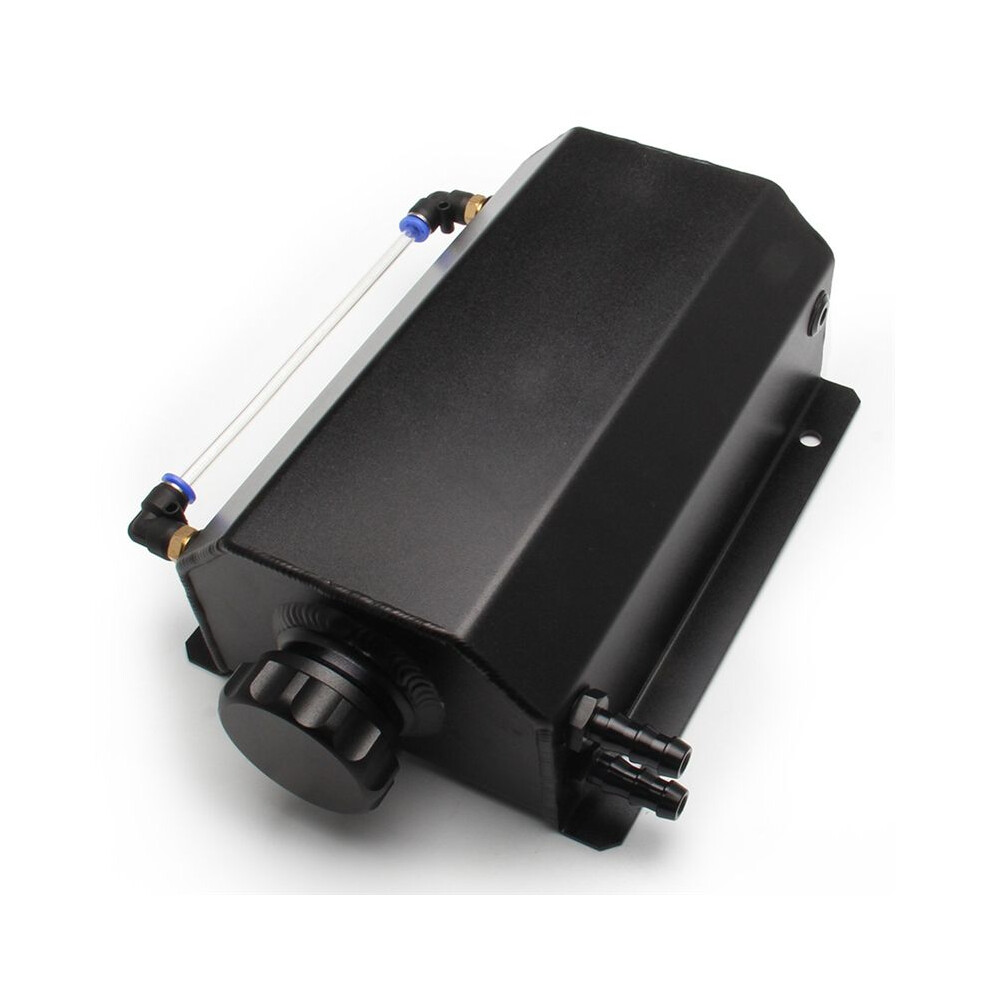 Radiator Coolant Overflow Tank Universal 2L Aluminum Coolant Radiator Overflow Reservoir Expansion Tank Tauoh