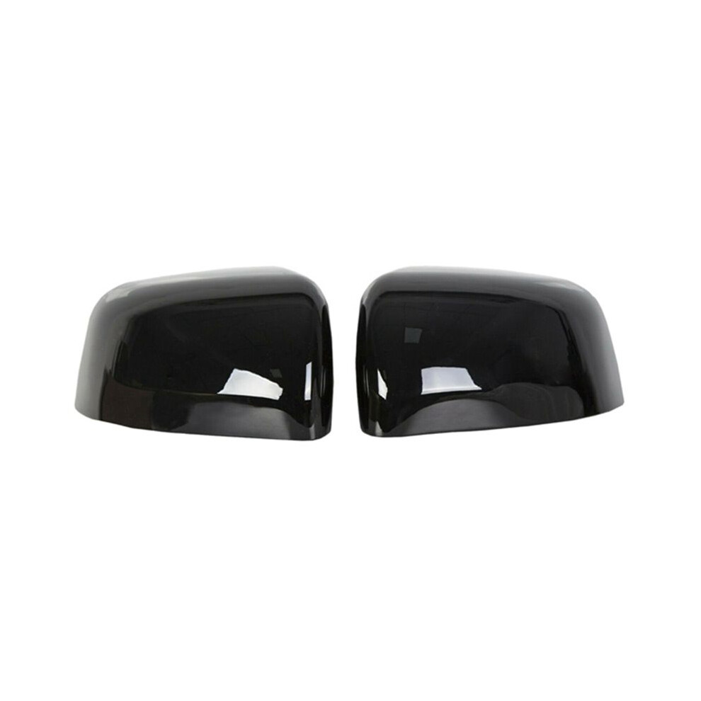 Tauoh 2Pcs Rearview Side Mirror Cover Cap Gloss Wing Mirror Styling For Grand Cherokee Durango 2011-2019