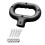 Trolley Handle for Camping Wagon/Beach Shopping Cart Wagon Cart Push Handle Replacement, Portable Folding Wagon Handle 2