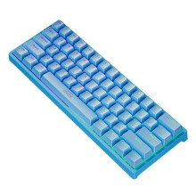 USB Gaming Mechanical Keyboard 61 Keys Red Wired Detachable Cable RGB Backlight Hot Swappable