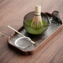 5Pcs Matcha Whisk Set Clear Glass Matchas Tea Set Matcha-Making Kit with Bowl Matcha Cup Matcha-Whisk for Tea Lovers