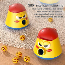 Vacuum Toy with Push Walker Bell Spade 360 Degrees Rotating Development Hand-Eye Coordination Birthday Gifts
