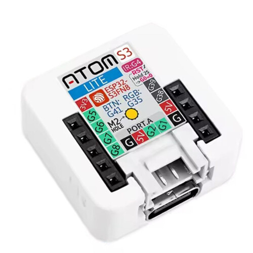 ATOMS3 Lite ESP32S3 Development Kit IoT, AI Integration, Wireless Programming for Learning and Prototyping