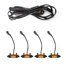 4 Piezas Luces LED de Rejilla Delantera para RAV4 2019-2022, Luces de Circulación Diurna, Luces de Advertencia, Accesorios para Coche